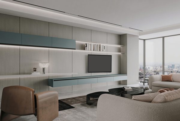 47 inch prop TV for modern living room showroom decoration