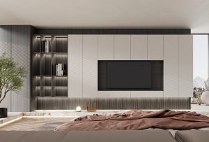 55 inch prop TV for modern living room showroom decoration