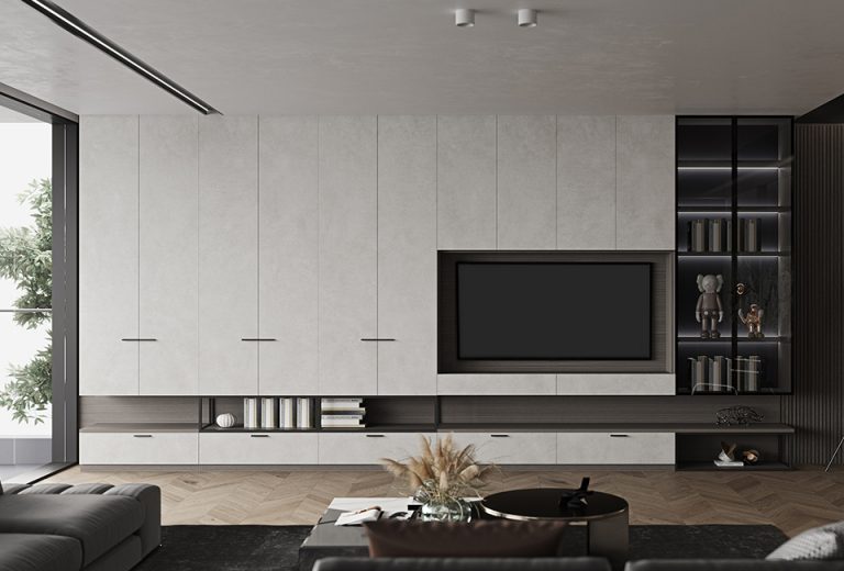 65 inch Prop TV for modern living room showroom decoration