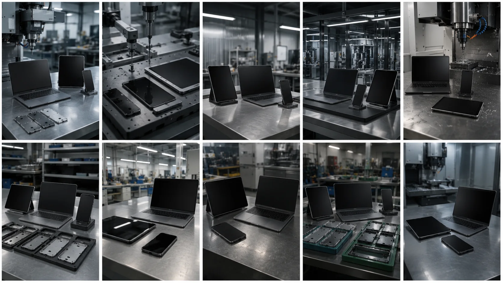 YIJIA dummy electronics production and quality control inspection scenes